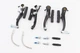 Гальмо V-brake 110мм (2 колеса), алюмінієве, чорне AR-Т210DG - зображення 1