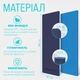 Коврик для йоги и фитнеса EasyFit TPE+TC 6 мм двухслойный + Чехол синий с голубым - изображение 5