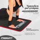 Коврик для йоги и фитнеса EasyFit Flex Pro с красным кантом - изображение 5