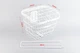 Корзина передняя 26" с крышкой, белая YZ-061 - изображение 2