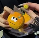 Плюшевый апельсин в съемной кожуре с червячком Funny Orange мягкая игрушка-брелок мандарин с червяком подвеска на сумку - изображение 4