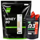 Протеин для силы и роста мышц TNT Whey 80% Без вкуса 2 кг + Омега-3 в подарок - изображение 1