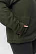 Флиска женская Winter теплая на молнии с карманами оливковый 3XL - изображение 6
