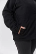 Флиска женская Winter теплая на молнии с карманами черная 3XL - изображение 6
