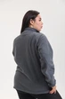 Флиска женская Winter теплая на молнии с карманами серая 3XL - изображение 3