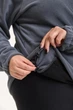 Флиска женская Winter теплая на молнии с карманами серая 3XL - изображение 5