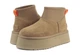 Уги жіночі короткі на платформі UGG Classic Mini Dipper Chestnut 40 коричневі - зображення 1