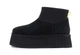 Уги жіночі короткі на платформі UGG Classic Mini Dipper Black 36 чорні - зображення 3