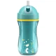 Поїльник непроливайка з трубочкою Chicco "Sport Cup", 266 мл, 14м+, колір блакитний (06991.25) - зображення 1