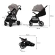 Прогулянковий візок Kinderkraft Grande 2 Beige (KSGRAN02BEG0000) - зображення 3