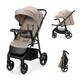 Прогулочная коляска Kinderkraft Trig 3 Tray Beige (KSTRIG03BEG000T) - изображение 1