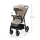 Прогулочная коляска Kinderkraft Trig 3 Tray Beige (KSTRIG03BEG000T) - изображение 2
