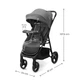 Прогулочная коляска Kinderkraft Trig 3 Tray, Grey (KSTRIG03GRY000T) - изображение 3