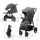 Прогулочная коляска Kinderkraft Trig 3 Tray, Grey (KSTRIG03GRY000T) - изображение 6