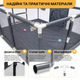 Манеж LEOBRO Multisport 120x180 см Детский игровой манеж с мелкой сеткой для малышей и защитной сеткой - изображение 9