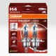 Лампочка H4 OSRAM Night Breaker 150% 12V 60/55W P43T к/т 2 шт - (64193NL-2HB) - изображение 2