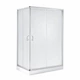Душова кабіна Lidz Wawel SC100x80.SAT.LOW.FR, скло Frost 5 мм + Lidz Душовий піддон KAPIELKA ST100x80х14 - зображення 1