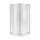 Душова кабіна Lidz Latwa SC90x90.SAT.LOW.FR, скло Frost 4 мм + Lidz Душовий піддон KAPIELKA ST90x90x15 - зображення 1