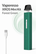 Pod система Vaporesso XROS Mini Kit Forest Green вейп 1000 мАч Вапорессо Хрос многоразовая электронка 0.8 Ом Мини Кит 2 мл зелёный - изображение 4