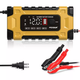 Автоматичний зарядний пристрій Foxsur 12V/24V 10A для акумуляторів AGM Gel LiFePO4 з функцією десульфатації та відновлення - изображение 2