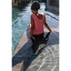 Шапочка для Плавания, Бассейна NABAIJI Силиконовая Черный для Длинных Волос - изображение 3