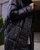 Жіночий однотонний пуховик з гусячого пуху з капюшоном для осені Basic (коричневий, L), 33526, 24546 - зображення 6
