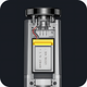 Алкотестер Baseus CRCX-01 цифровой алкометр с дисплеем, USB-C зарядка, бесконтактный, шаг 0.01‰ - изображение 6