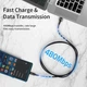 Дата кабель USB 2.0 AM to USB-C 2.0m 100W blue Essager - изображение 6