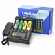 Зарядное устройство LiitoKala Lii-600 4 слота 3A для 18650 21700 26650 Li-ion / Ni-MH AA AAA с LCD дисплеем, тестом и разрядом - изображение 1
