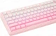 Бездротова ігрова механічна клавітура AULA F75 Pink, Dream Sakura switch, 75%, Hot-Swap, RGB, 2.4GHz/Bluetooth/USB - зображення 6