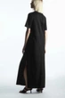 Сукня жіноча COS mock-neck maxi t-shirt dress 1152138001 M Чорний - изображение 4