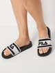 Жіночі шльопанці Fila FFW0553-83485 38 23.5 см Black/Thistle (8720905105021) - зображення 2