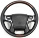 Руль в сборе (темное дерево) с Airbag для Toyota Land Cruiser 200 2007-2021 гг - изображение 1