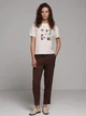 Брюки женские Colin's CL1068239BRW XS Brown (8684890135794) - изображение 3