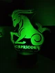 Акриловый LED светильник Козерог (Capricorn)/bluetooth/настольный ночник с 3D эффектом - изображение 2