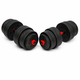 Гантели композитные Champion X-venum 2шт 55см 22.5 кг Черно-Красный - изображение 2