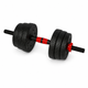 Гантели композитные Champion X-venum 1шт 51см 8 кг Черно-Красный - изображение 1