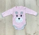 Боди для девочки Puan Beby 5694 56 см Розовый - изображение 2