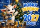 Набор новогодних открыток Apriori 8 шт, 10 на 15 см, "С Новым Годом!" , год Козы, символ года Коза , подарок на Новый Год , Postcards , 2 вид - изображение 8