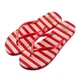 Шлепанцы Marc & Andre вьетнамки на плоской подошве 41 Красные Stripe SA 25-02 - изображение 2