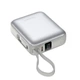 Повербанк Powerbank Choetech B-832SL 10000 mAh 35 Вт, QC 3.0, Qi стандарт, Power Delivery, Silver - зображення 1