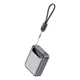 Повербанк Powerbank Choetech B860CCGY 10000mAh 22.5Вт, Power Delivery, Gray - зображення 2