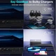Сетевая зарядная станция ILEPO 1000W на 2 USB+8 Type-C мультизарядное устройство мощный блок питания Black (19340) - изображение 6