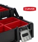 Ящик-органайзер Keter Cantilever Organizer 18" с 18 съемными контейнерами и двухуровневым открыванием - изображение 5