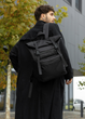Повседневный черный рюкзак Sambag Zard Rolltop из полиэстера с отделением для ноутбука 17" - изображение 9