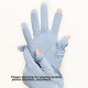 Чехлы OhSunny UV Protection Lightweight Cool Ice Sleeves для мужчин, совместимые с сенсорными экранами, для вождения и езды на велосипеде, для женщин, светло-хаки, размер M. - изображение 5