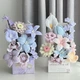 Набор для изготовления букета из искусственных цветов Fanyejia Twist Tie Flower Bouquet Material Kit, DIY Handmade Artificial Flowers, Self Made Eternal Flowers, Box, 520 Gift - изображение 4
