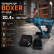 Акумуляторний перфоратор Boxer FT 004 20 4 В 3 Ah SDS Plus 1 Дж 5000 уд хв з двома акумуляторами для свердління бетону металу та дерева - зображення 1