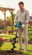 Акумуляторний будівельний міксер Boxer BX3283 48V 5Ah 3000 Вт із двома акумуляторами безщітковим двигуном двома швидкостями та кріпленням M14 для клею шпаклівки розчинів і буріння ґрунту - зображення 11