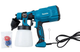 Краскопульт Makita AH550L электрический краскораспылитель пульверизатор распылитель для окрашивания малярных работ 650 Вт 800 мл 550 мл мин сопла 2 2,5 3 мм регулируемый факел - изображение 7